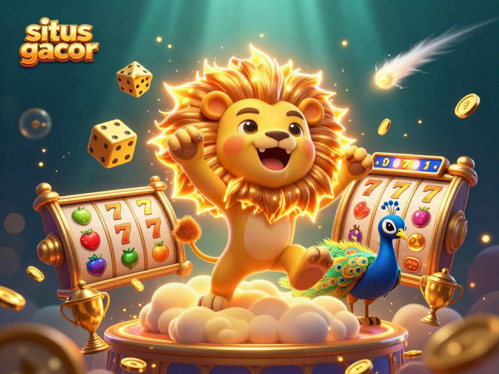 Experience winning moments on situs gacor with vibrant slot reels, prizes, and golden characters.